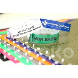 Braccialetti in plastica vinile