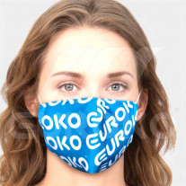 Maschera respiratoria in tessuto con design personalizzato