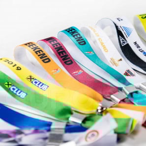 Braccialetti in stoffa con stampa personalizzata 15mm