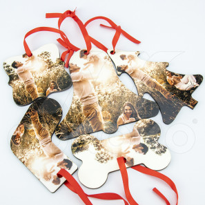 Ornamenti personalizzati per l'albero di Natale (set)