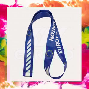 Nastro da collo personalizzato con cucitura