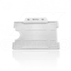 Portabadge rigido e aperto 9x6cm