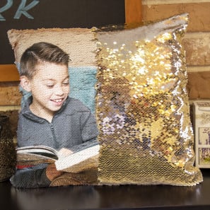 Cuscino personalizzato Quadrat Glitter