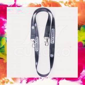 Printed Lanyard with Double Carbiner