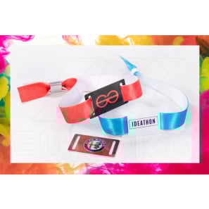 Braccialetti in tessuto con etichetta RFID