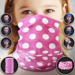 Tube Scarf for Kids Dots