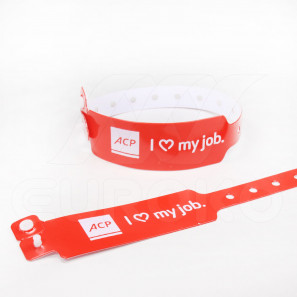 Braccialetti in vinile "wide face"