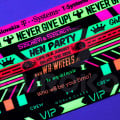Fluorescent Textile Wristbands 15mm