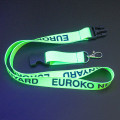 Lanyard neon con hebilla plastica