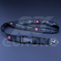 Lanyard premium avec clip lock en plastique