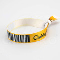 Textile Wristbands with Custom Barcode