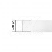 25 mm satinato - +0,050 € (+0,061 € Incl. Tasse)