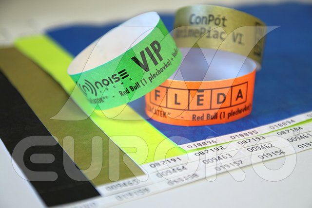 TYVEK Eintrittsbänder mit Abriss 25mm