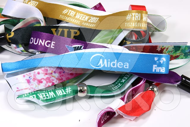 Bedruckte Stoffbänder